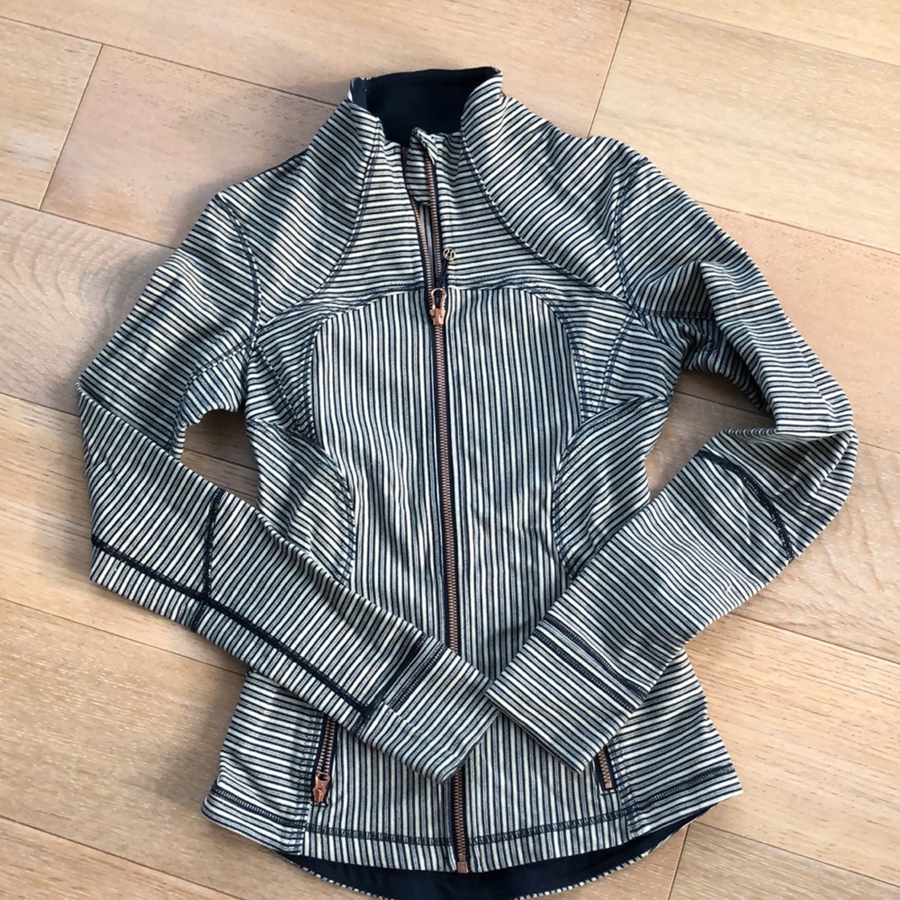 Very cute striped black & white Lululemon jacket